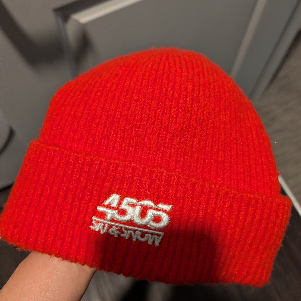 ASOS 4505 Bright Red Knit Beanie